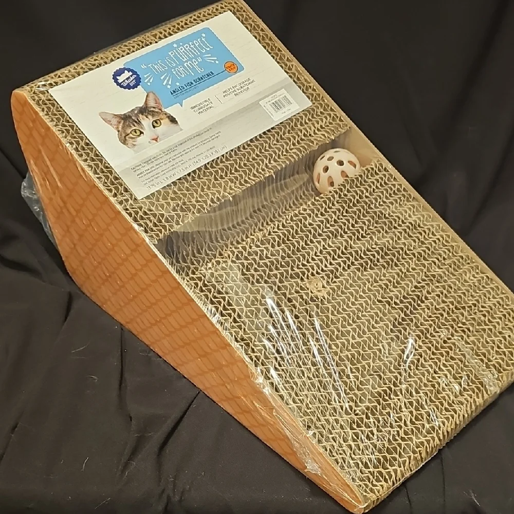 Cat Scratcher with Ball Toy